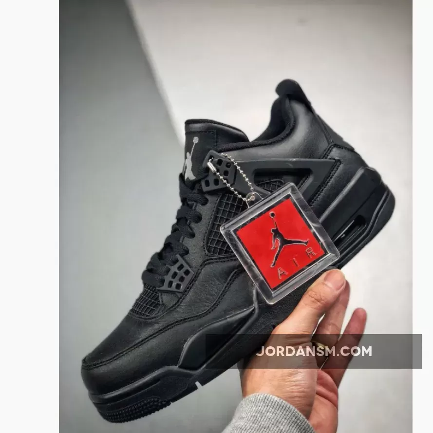 Air Jordan 4 Retro 'Black Cat' Black/Black-Light Graphite 308497-002 New Releases