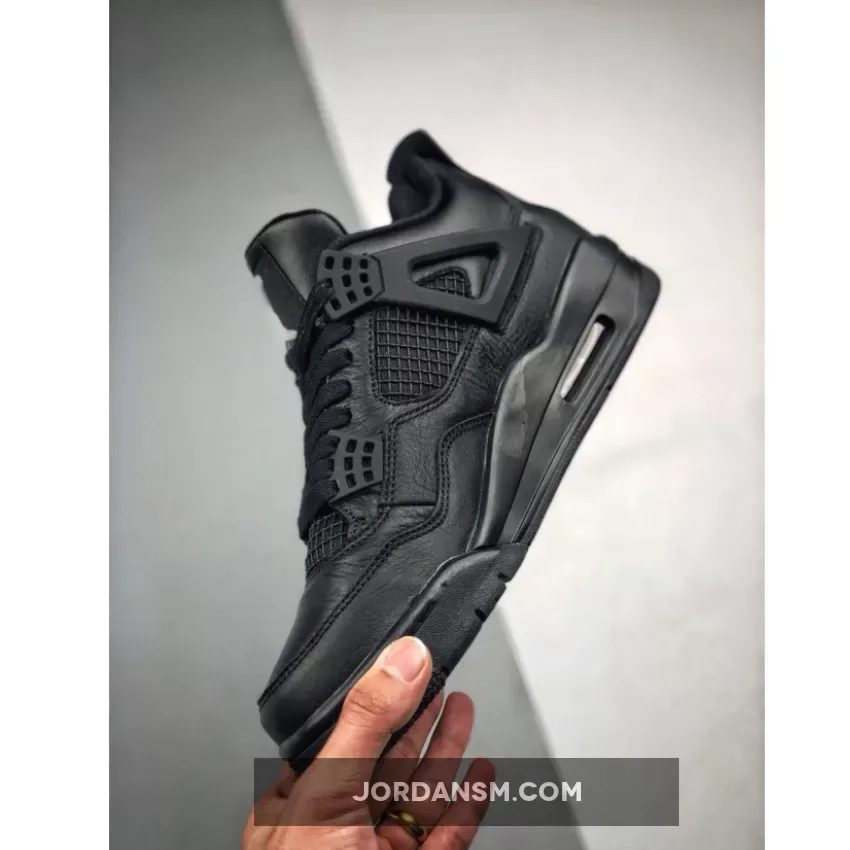 Air Jordan 4 Retro 'Black Cat' Black/Black-Light Graphite 308497-002 New Releases