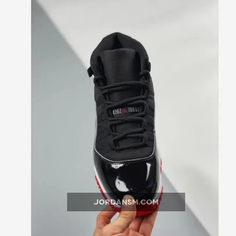 Air Jordan 11 ‘Bred 2019’ Black/White-Varsity Red 378037-061 Online