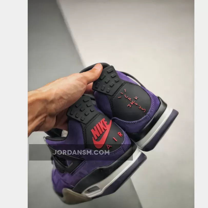 Travis Scott X Air Jordan 4 'Purple Suede' Online