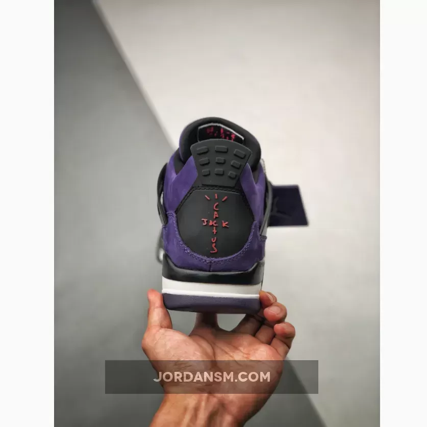 Travis Scott X Air Jordan 4 'Purple Suede' Online