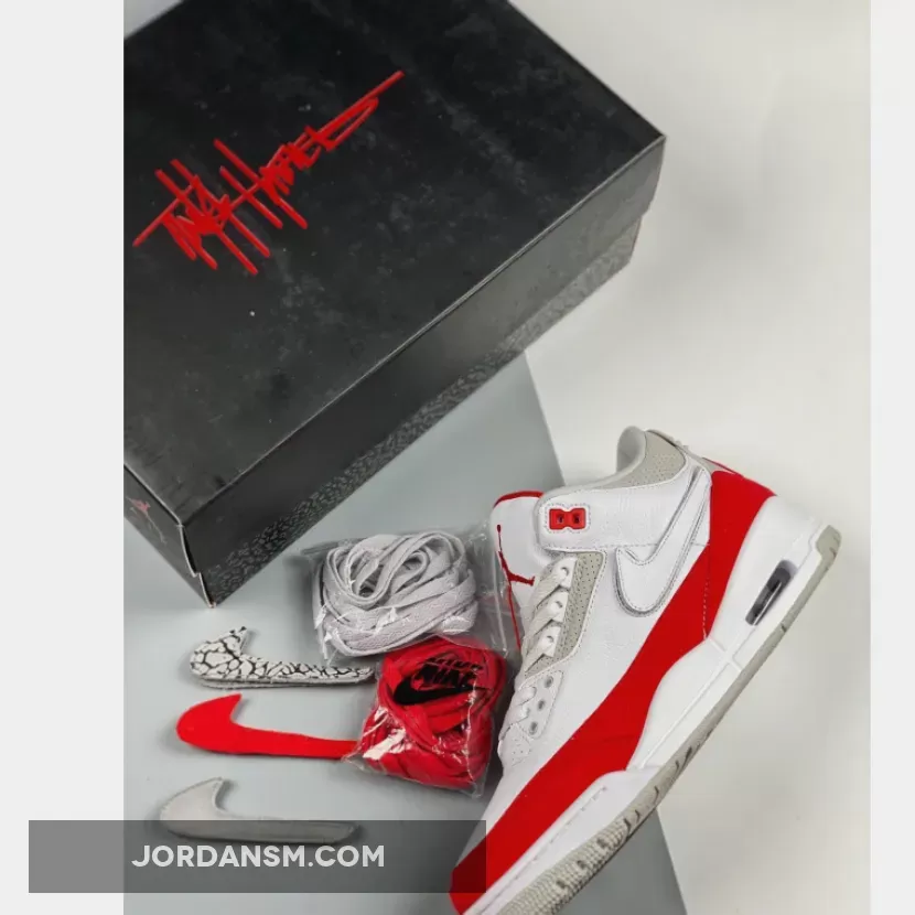 Air Jordan 3 Tinker Air Max 1 University Red/White CJ0939-100 Restock