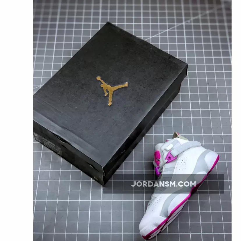 Jordan 6 Rings Pure Platinum/Fuchsia Blast