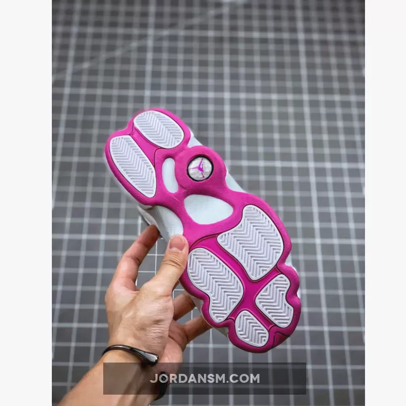 Jordan 6 Rings Pure Platinum/Fuchsia Blast
