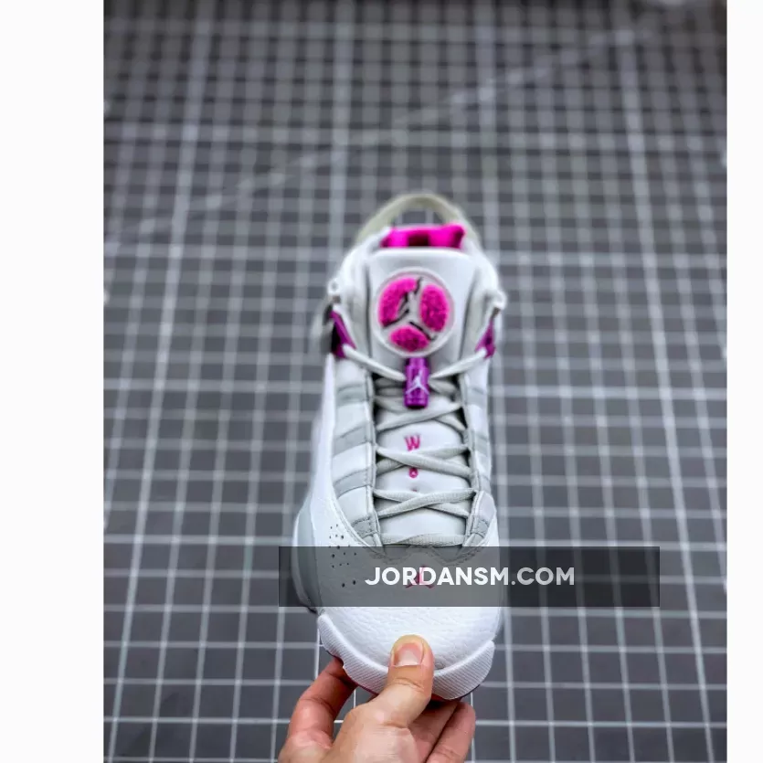 Jordan 6 Rings Pure Platinum/Fuchsia Blast