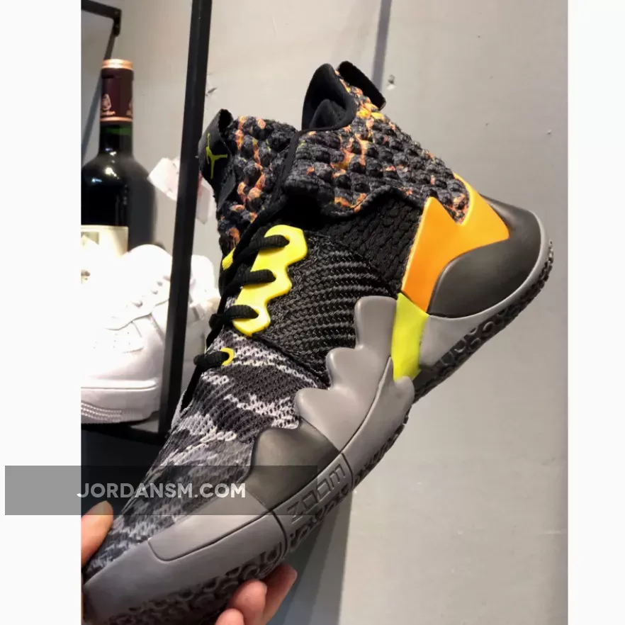 Jordan Why Not Zer0.2 Black/Wolf Grey-Yellow-Orange Restock