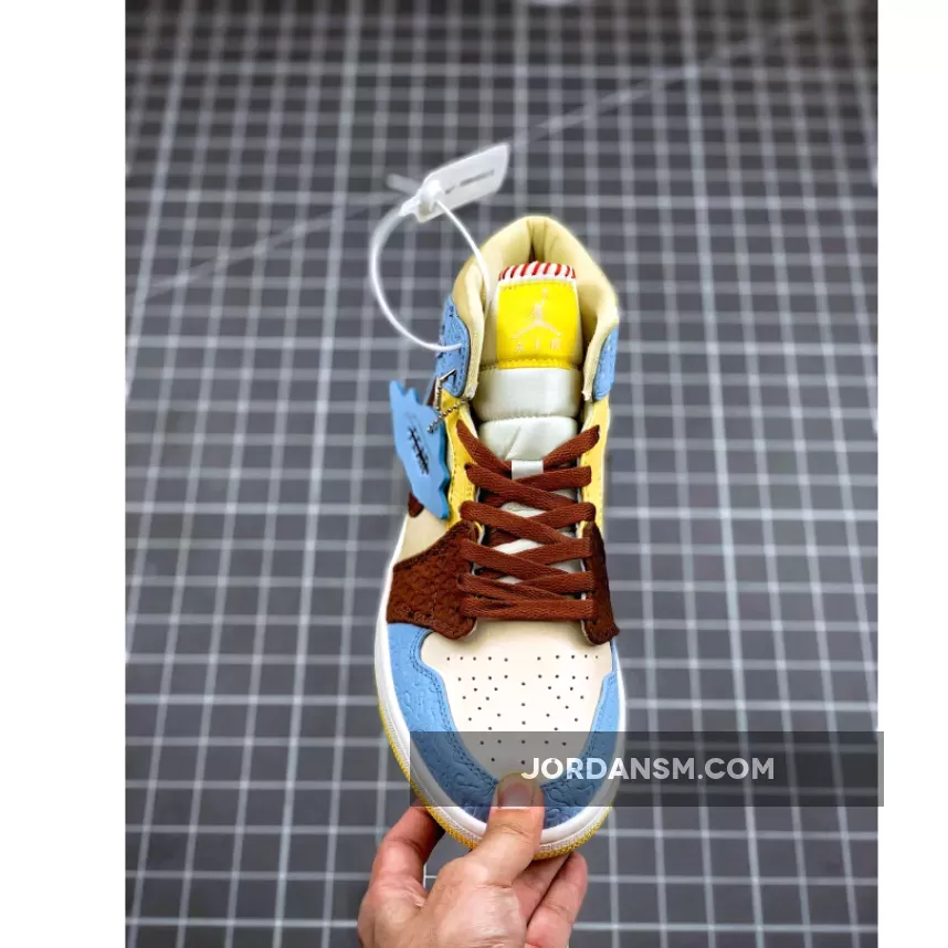 Maison Chateau X Air Jordan 1 Mid 'Fearless' CU2803-200 Restock
