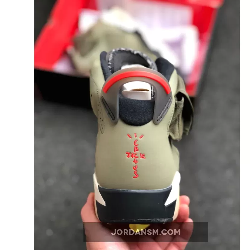 Travis Scott X Air Jordan 6 'Medium Olive' CN1084-200/CN1085-200 Online