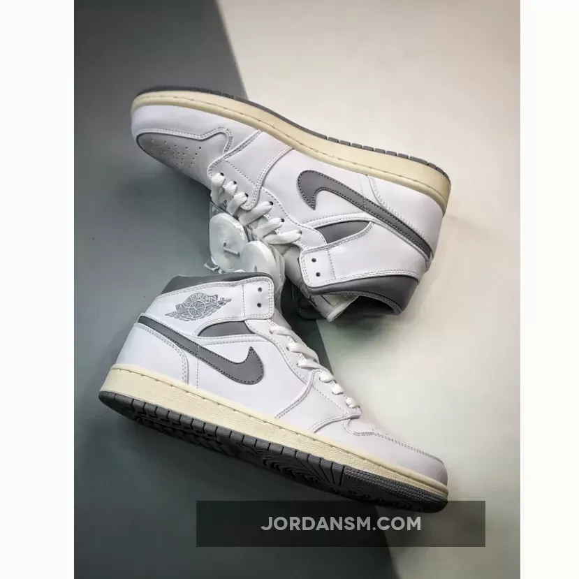 Air Jordan 1 Mid 'Neutral Grey' 554724-135 / jordan 1 mid neutral