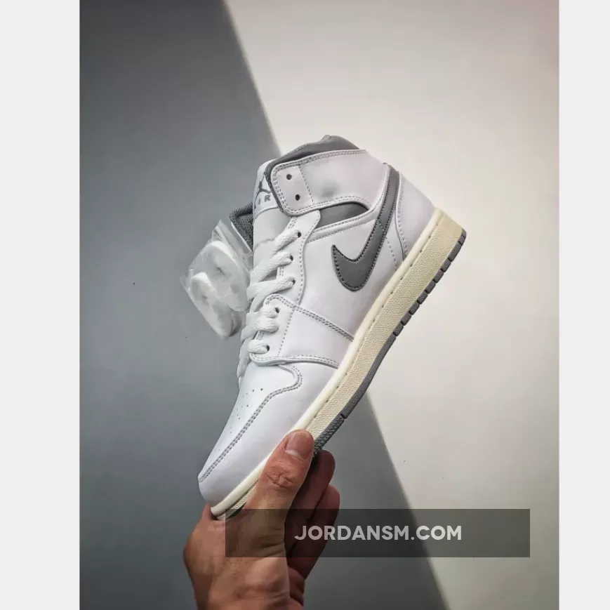Air Jordan 1 Mid 'Neutral Grey' 554724-135 / jordan 1 mid neutral