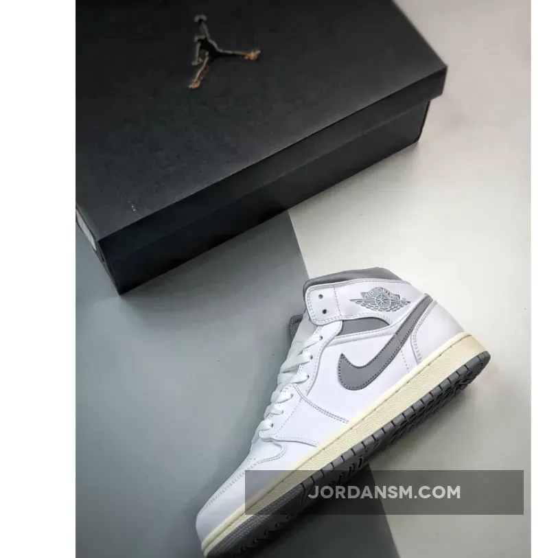 Air Jordan 1 Mid 'Neutral Grey' 554724-135 / jordan 1 mid neutral