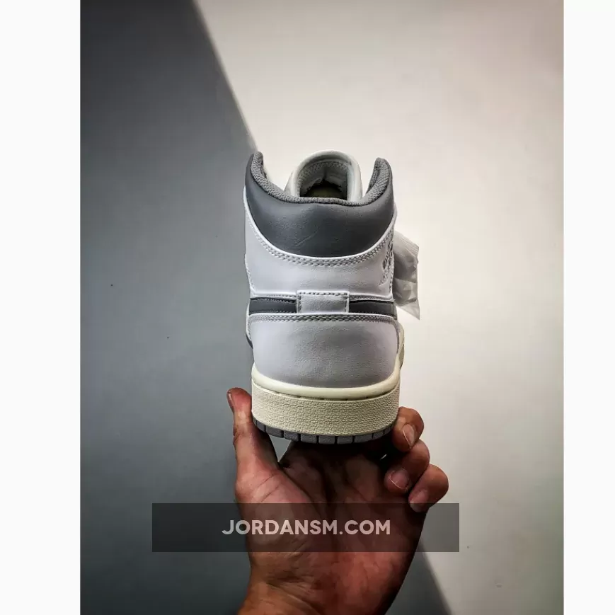 Air Jordan 1 Mid 'Neutral Grey' 554724-135 / jordan 1 mid neutral
