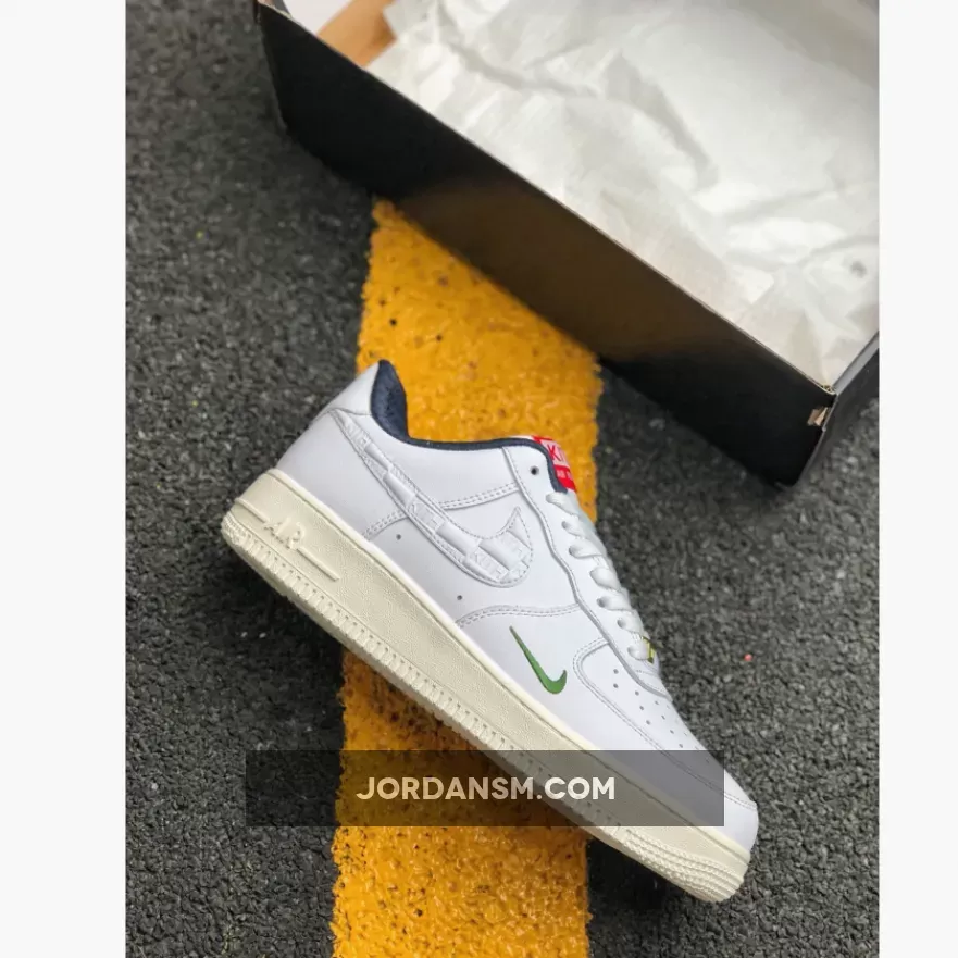 Kith X Nike Air Force 1 Low White/University Red-Metallic Gold New Releases