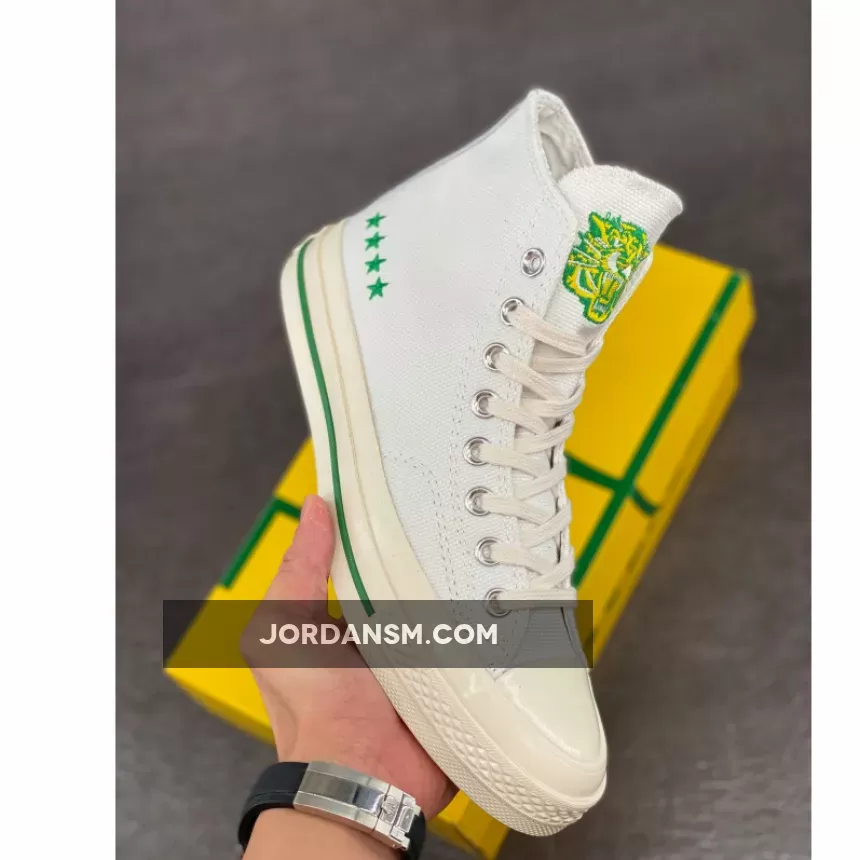 Converse Chuck 70 Breaking Down Barriers High Top White Green / chuck 70 high top green