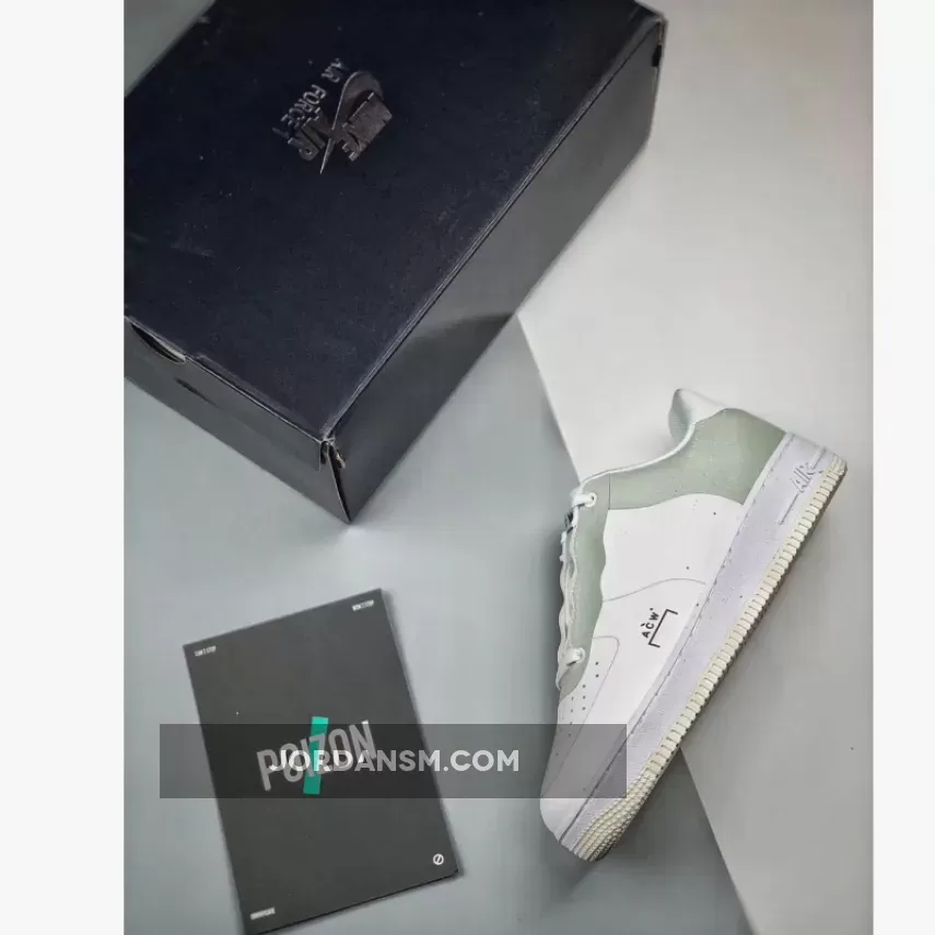 A-Cold-Wall* X Nike Air Force 1 Low White/Light Grey-Black BQ6924-100 New Releases