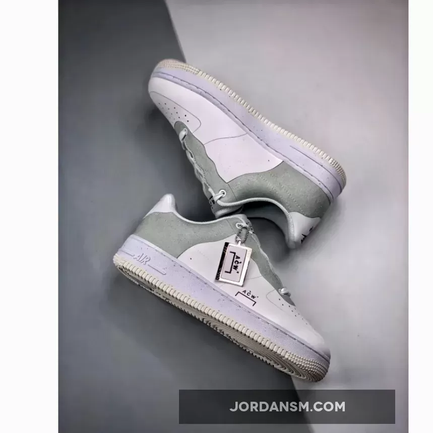 A-Cold-Wall* X Nike Air Force 1 Low White/Light Grey-Black BQ6924-100 New Releases