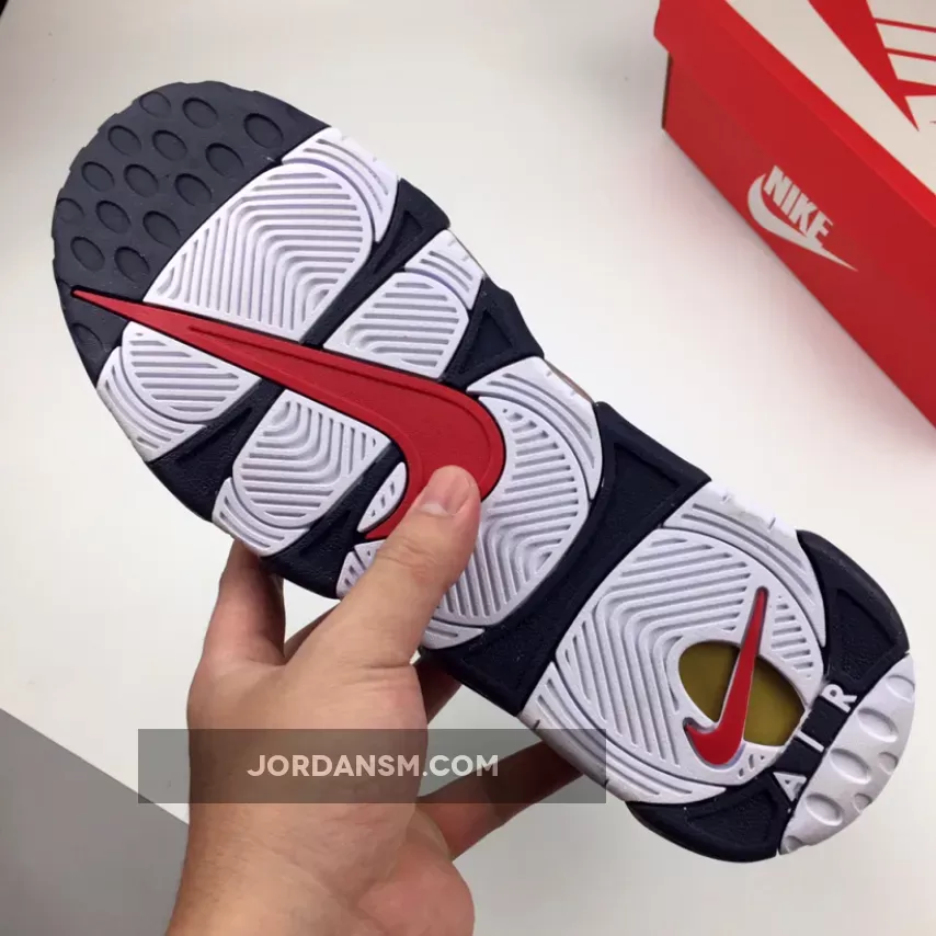 Nike Air More Uptempo 'Olympic' White/Midnight Navy-Metallic Gold-Sport Red olympic uptempo