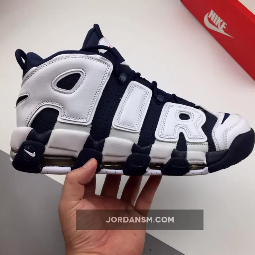 Nike Air More Uptempo 'Olympic' White/Midnight Navy-Metallic Gold-Sport Red olympic uptempo