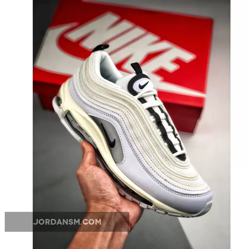 Nike Air Max 97 White/Summit White-White-Black #air max 97 white summit