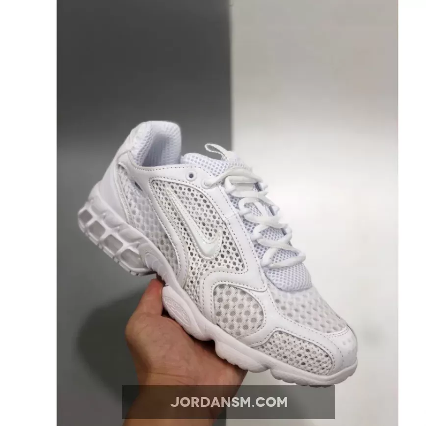 Nike Air Zoom Spiridon Cage 2 Triple White CJ1288-100 New Releases