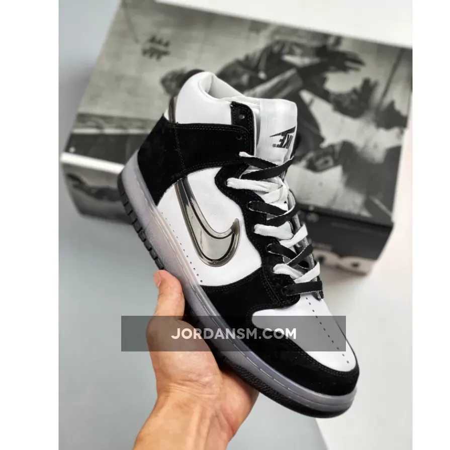 Slam Jam X Nike Dunk High White Black DA1639-101 Restock