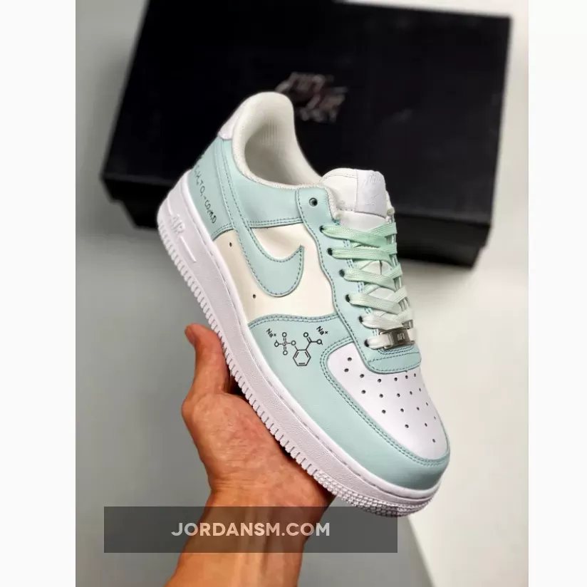 Custom Nike Air Force 1 Blue White Online