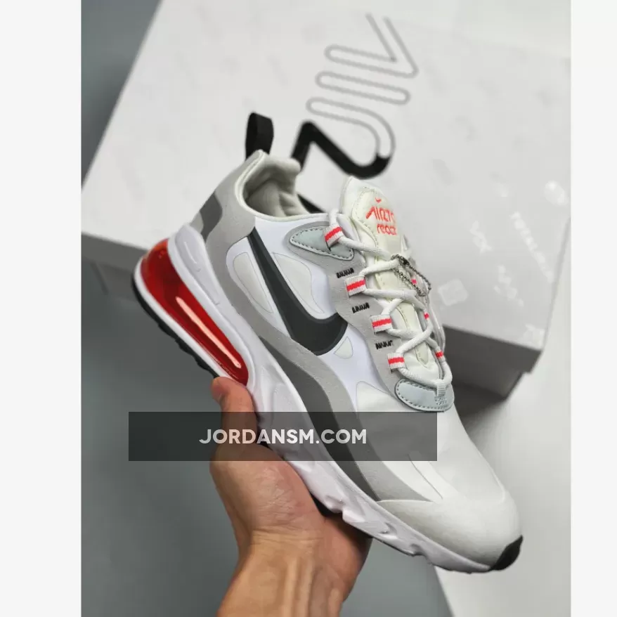 Nike Air Max 270 React ‘White Crimson Black’ CT1280-100
