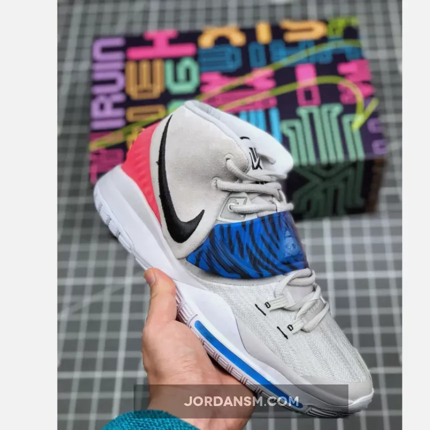 Nike Kyrie 6 Vast Grey/Black-Digital Pink BQ4630-003