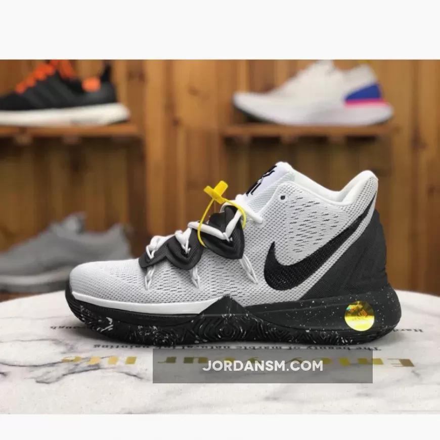 Nike Kyrie 5 'Oreo' White/Black AO2918-100 - oreo shoes nike