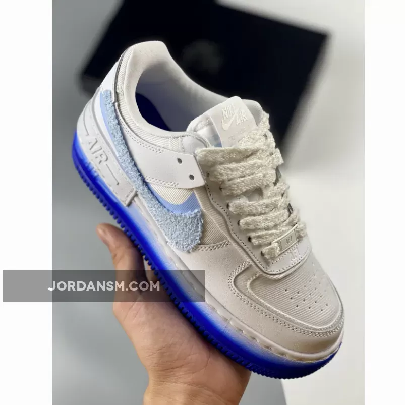 Nike Air Force 1 Shadow Canvas Chenille FJ4567-100 / nike air force 1 canvas