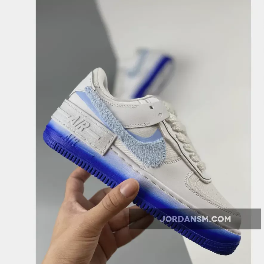 Nike Air Force 1 Shadow Canvas Chenille FJ4567-100 / nike air force 1 canvas