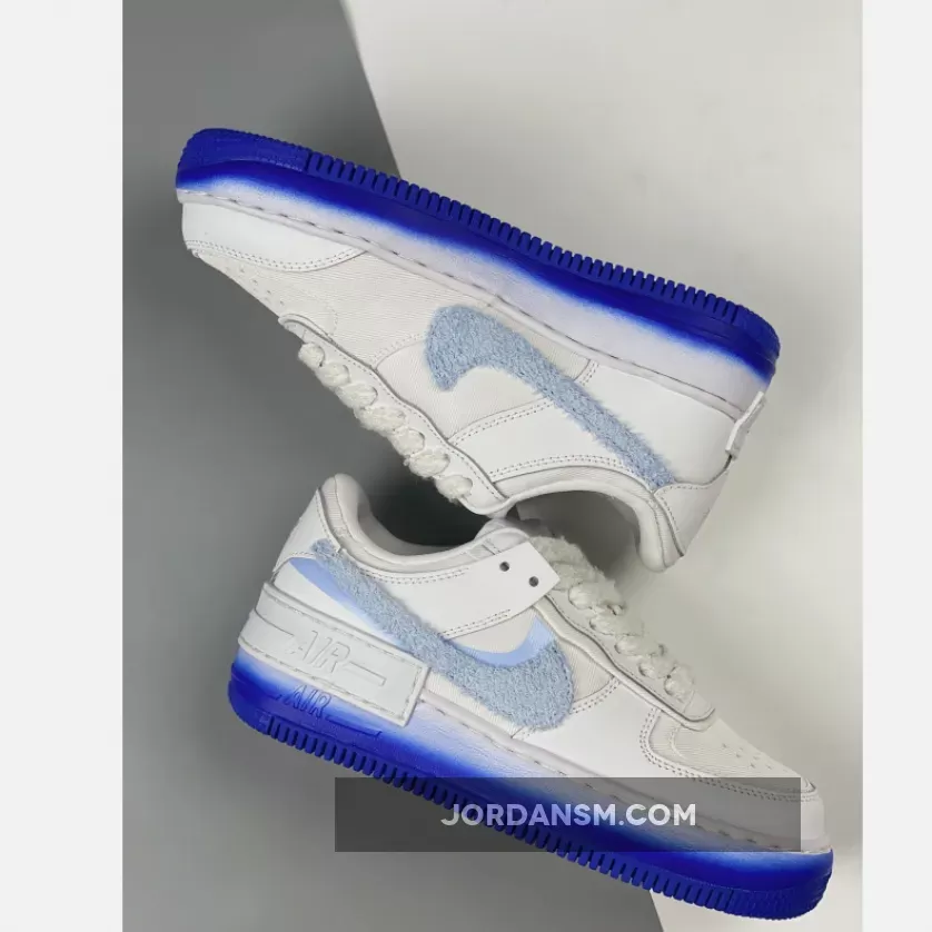Nike Air Force 1 Shadow Canvas Chenille FJ4567-100 / nike air force 1 canvas