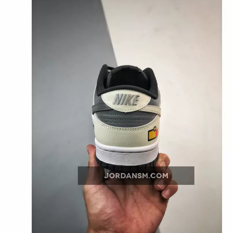 Nike Dunk Low White/Drak Grey-Black 1680453182 Online