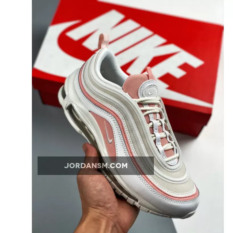Nike Air Max 97 White/Bleached Coral 921733-104 / wmns air max 97 'bleached coral'