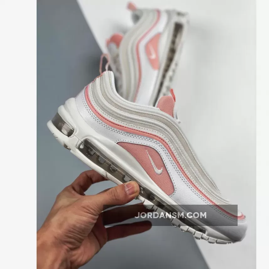 Nike Air Max 97 White/Bleached Coral 921733-104 / wmns air max 97 'bleached coral'