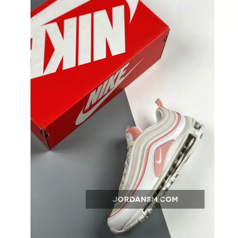 Nike Air Max 97 White/Bleached Coral 921733-104 / wmns air max 97 'bleached coral'