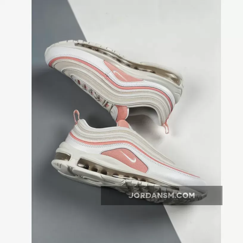 Nike Air Max 97 White/Bleached Coral 921733-104 / wmns air max 97 'bleached coral'