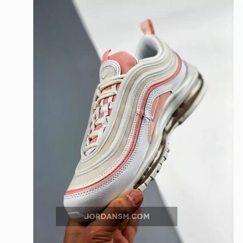 Nike Air Max 97 White/Bleached Coral 921733-104 / wmns air max 97 'bleached coral'