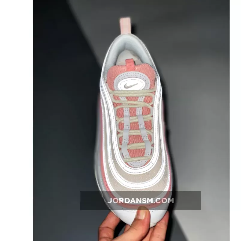 Nike Air Max 97 White/Bleached Coral 921733-104 / wmns air max 97 'bleached coral'