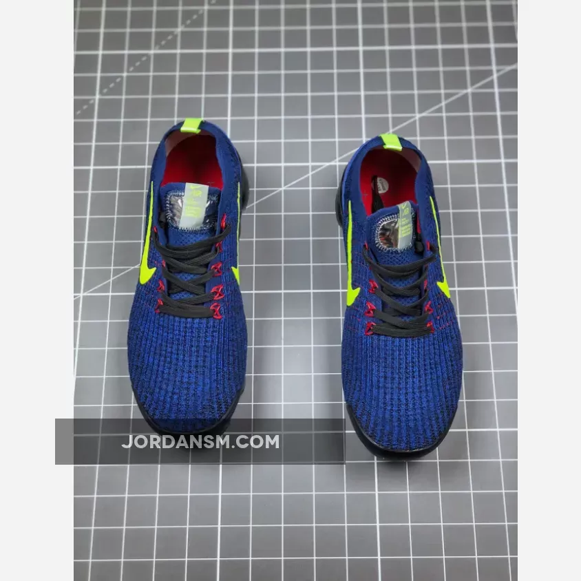 Nike Air VaporMax 3.0 Deep Royal Blue/Blackened Blue-Black-Lemon Venom #blue black vapormax