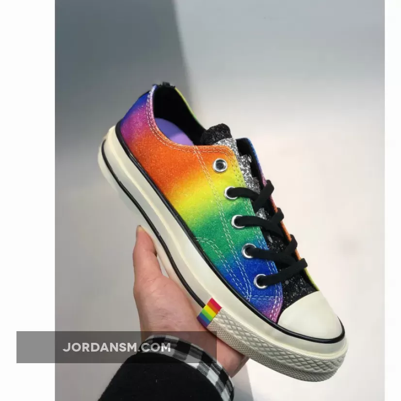 Converse Chuck 70 Pride Low Top Black/Egret/Multi 165714C New Releases