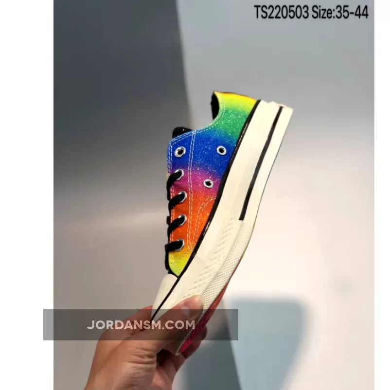 Converse Chuck 70 Pride Low Top Black/Egret/Multi 165714C New Releases