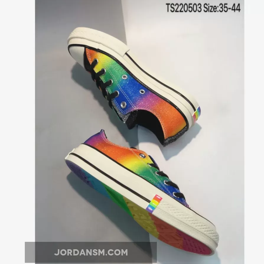 Converse Chuck 70 Pride Low Top Black/Egret/Multi 165714C New Releases