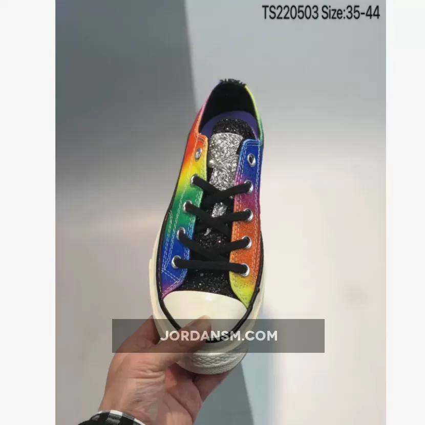 Converse Chuck 70 Pride Low Top Black/Egret/Multi 165714C New Releases