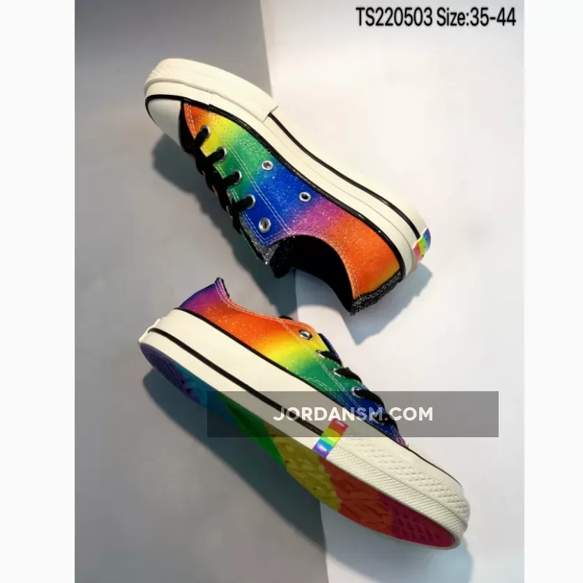 Converse Chuck 70 Pride Low Top Black/Egret/Multi 165714C New Releases