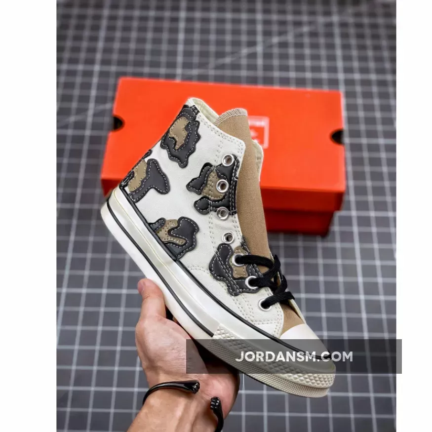 Converse Chuck 70 Hacked Archive High Top Egret Khaki 168904C #goat hacked