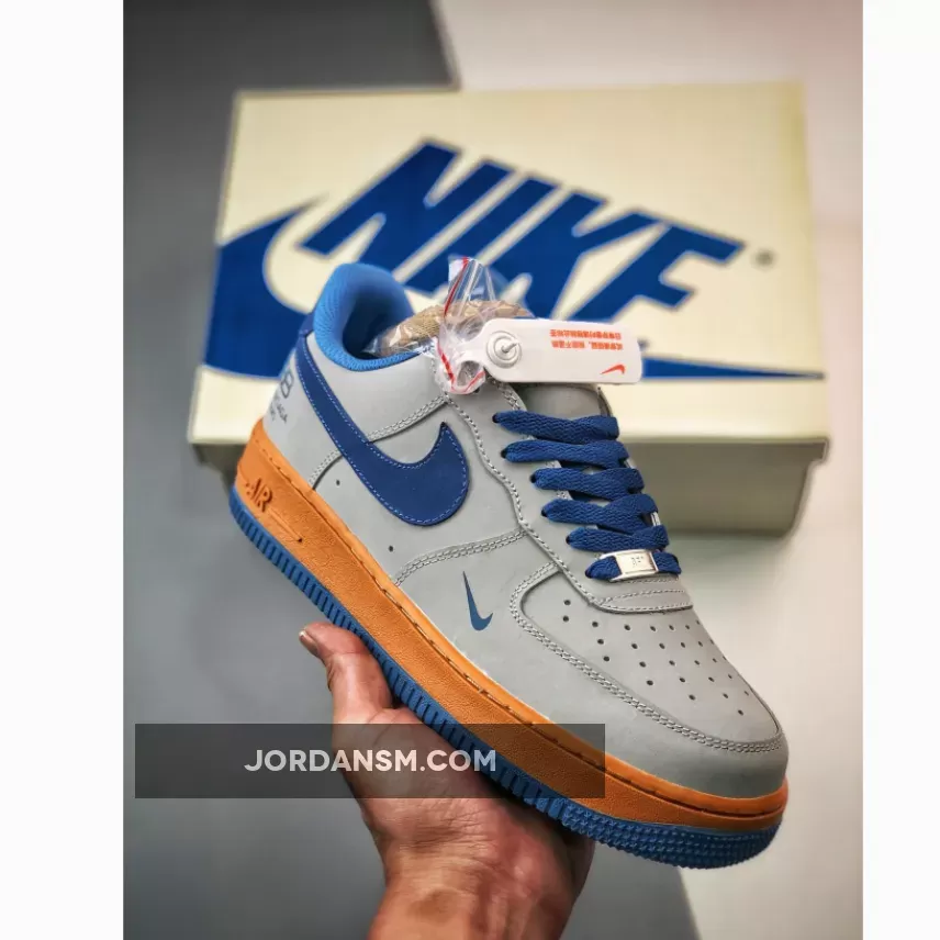 Nike Air Force 1 Low Grey Blue Orange Restock