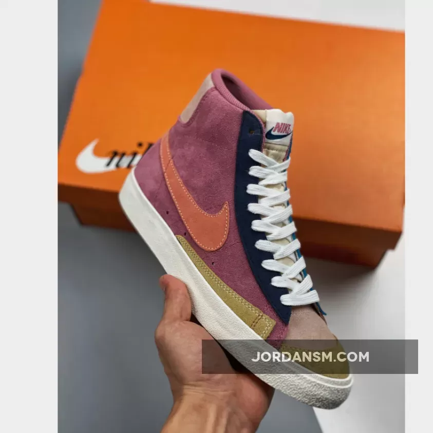 Nike Blazer Mid '77 Vintage WE Suede Desert Berry Red / blazer mid '77 vintage we suede sneaker