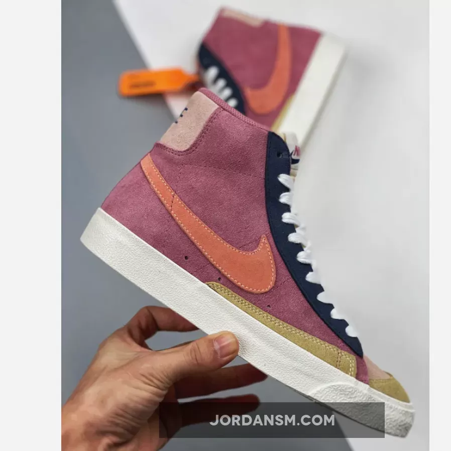Nike Blazer Mid '77 Vintage WE Suede Desert Berry Red / blazer mid '77 vintage we suede sneaker