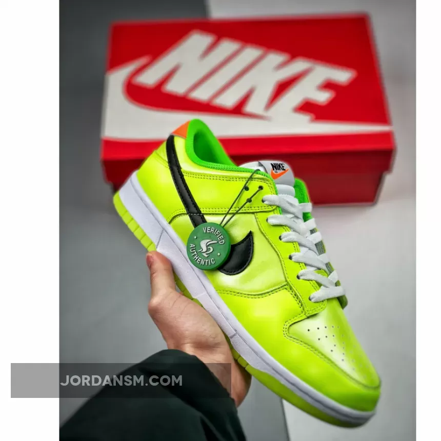 Nike Dunk Low 'Glow in the Dark' Venom Green/Black-Glow FJ4610-702 #low glow